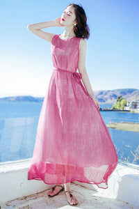 Summer new women's chiffon dress C4002