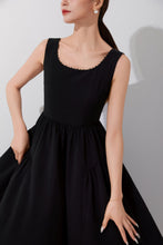 Load image into Gallery viewer, Summer Women&#39;s Black Sleeveless Dress C4129
