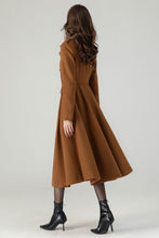 Load image into Gallery viewer, Double breasted winter wool coat for women C4321
