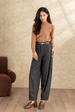 Load image into Gallery viewer, Womens harem long wool pants C4465
