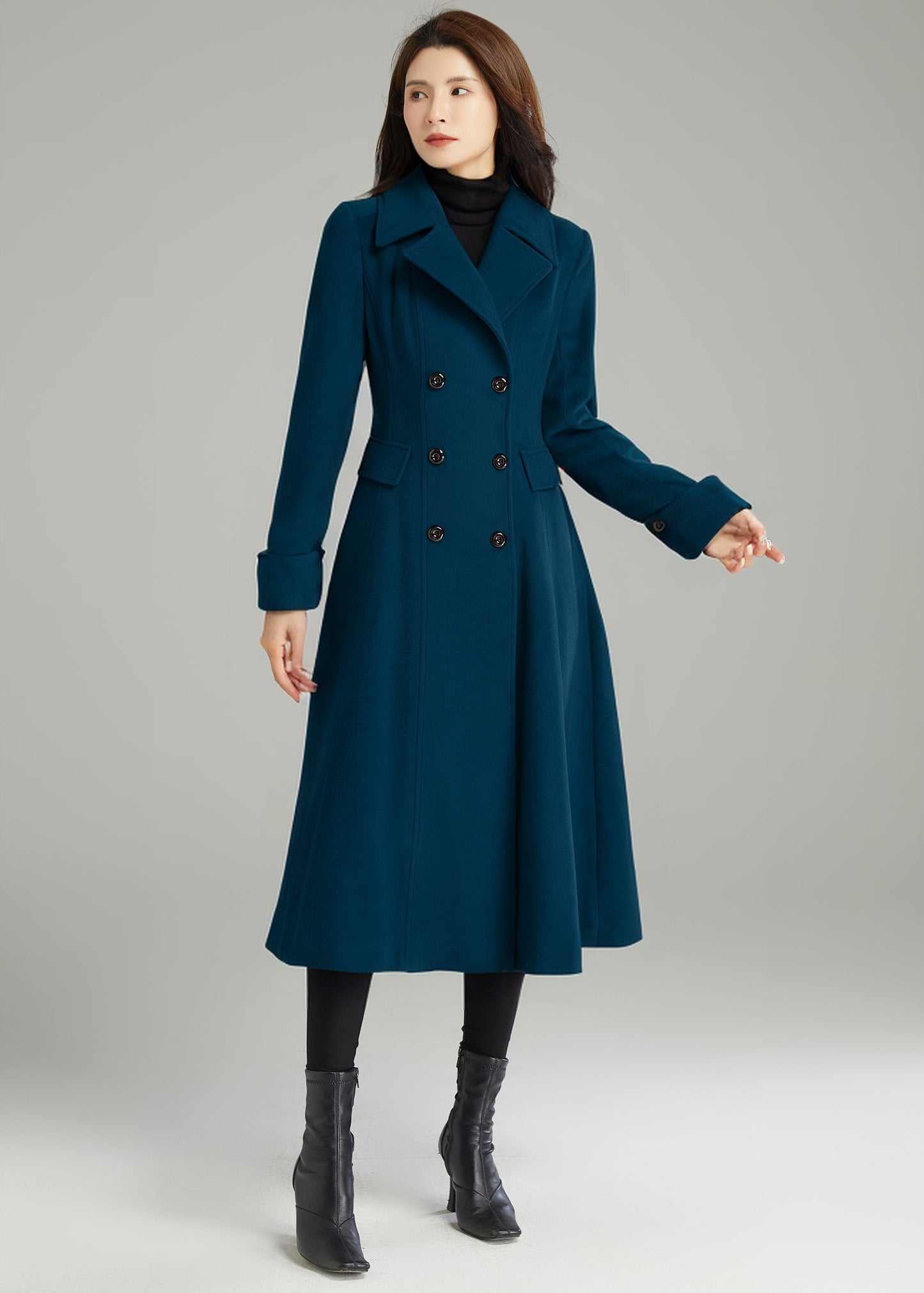 Autumn Winter Wool Handmade Coat C4404
