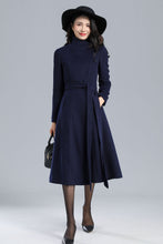 Load image into Gallery viewer, Vintage Inspired Wool Coat Women C2460
