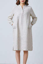 Load image into Gallery viewer, Summer casual linen dress C1674
