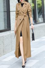 Load image into Gallery viewer, Coffee women spring and autumn trench coat C4194
