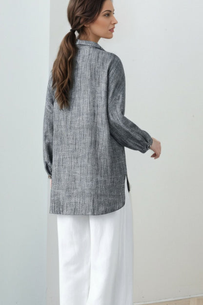 Spring Summer Linen Tops C5326