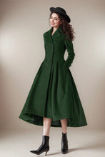 Load image into Gallery viewer, Womens Princess Long Wool Coat C4314
