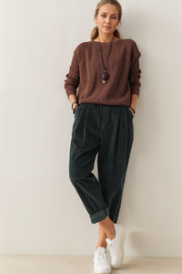 Casual Corduroy Harem Pants C4004