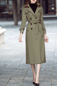 women spring and autumn trench coat C4202