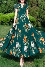 Load image into Gallery viewer, Chiffon printed dress C3988
