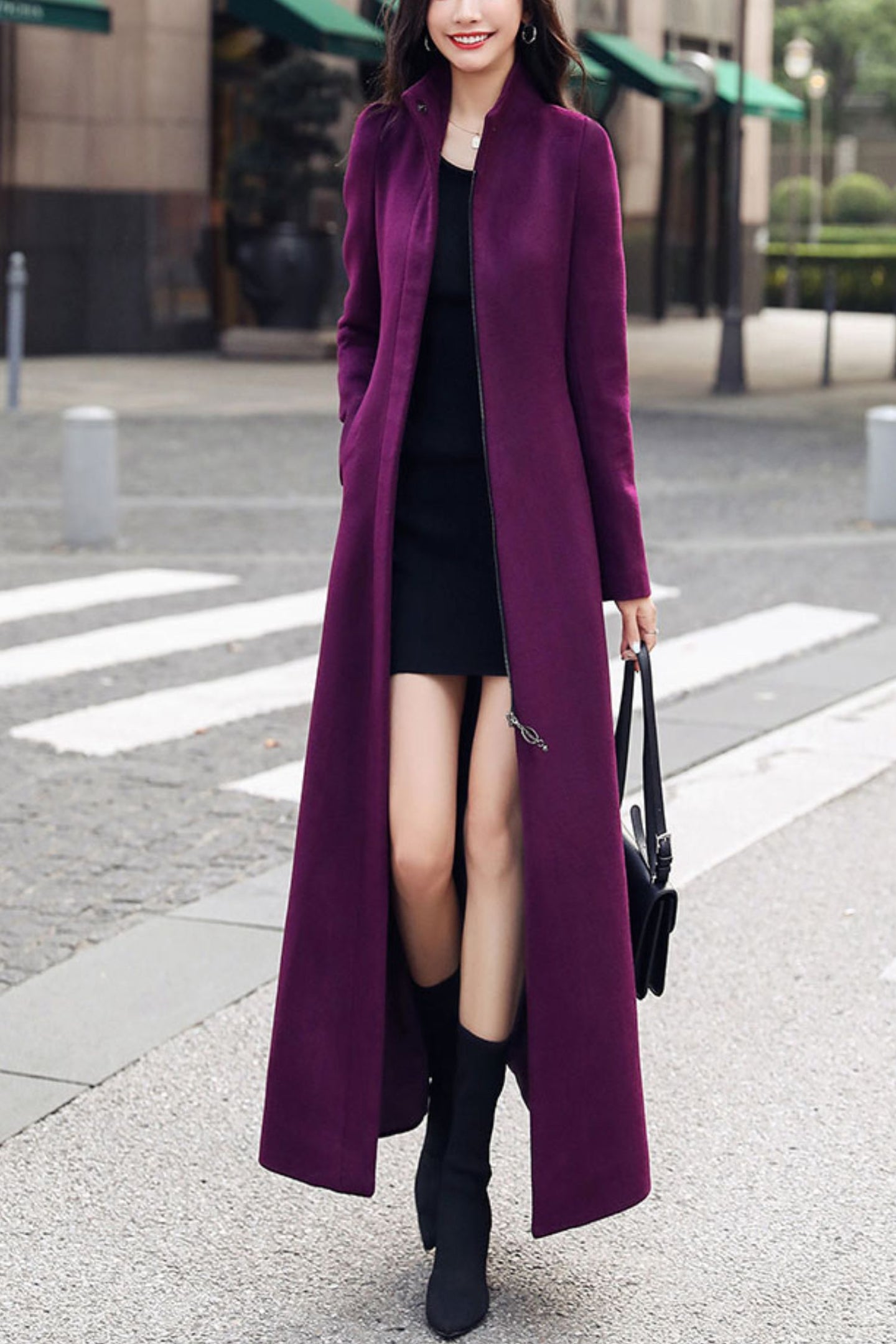 Women's Autumn and winter wool coat C4244