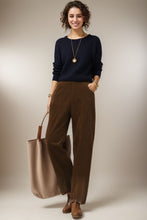 Load image into Gallery viewer, Casual Loose Women Corduroy Pants C4313
