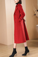 Load image into Gallery viewer, Women&#39;s Autumn and winter red plaid coat C4215
