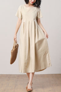 Summer Linen Dress for women C3283