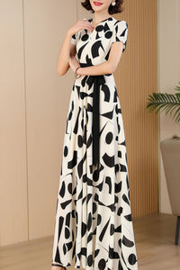 summer new super long dress C4098