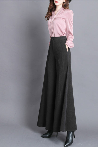 Plus size long womens pants c5089