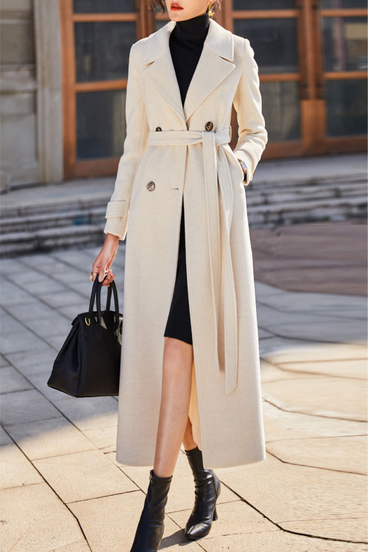 Women's Autumn and winter wool coat C4247