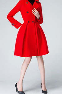 Women's Autumn and winter wool coat C4222