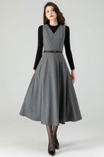 Load image into Gallery viewer, Womens Winter Wool Dress C3617
