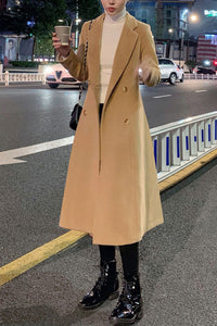 Women's Autumn and winter wool coat C4235