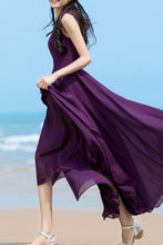 Load image into Gallery viewer, New irregular large hem chiffon dress HY0027
