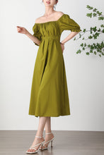 Load image into Gallery viewer, French Square Neck Dress C3260
