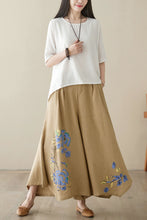 Load image into Gallery viewer, Linen printed pants Women C3959
