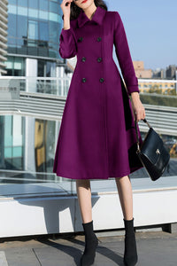 Women's Autumn and winter wool coat C4231