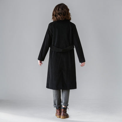 Plus Size Corduroy Jacket, Autumn Coat, Women Outerwear C5147