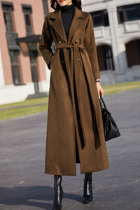 Women's Autumn and winter wool coat C4237