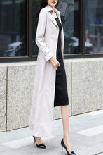 Load image into Gallery viewer, Off white women spring and autumn trench coat C4197
