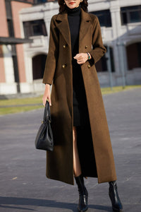 Women's Autumn and winter wool coat C4237