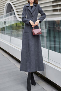 Women's Autumn and winter wool coat C4238