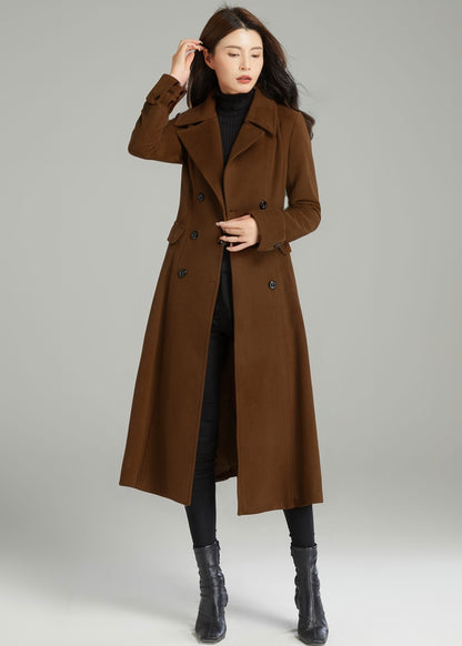 Autumn Winter Wool Handmade Coat C4404