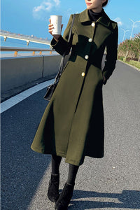 Women's Autumn and winter wool coat C4229