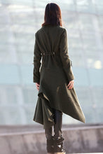 Load image into Gallery viewer, Army Green Modern Coat C183
