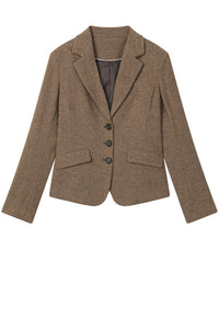 Short winter wool jacket women TT0193