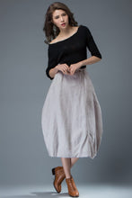 Load image into Gallery viewer, Light gray Women&#39;s Bud skirt C823
