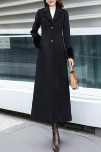 Women's Autumn and winter wool coat C4241