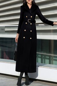 Women's Autumn and winter wool coat C4236