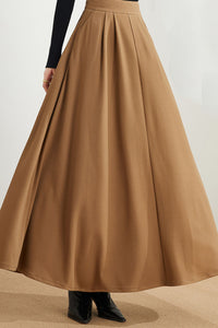 A-Line Maxi Skirt C3557