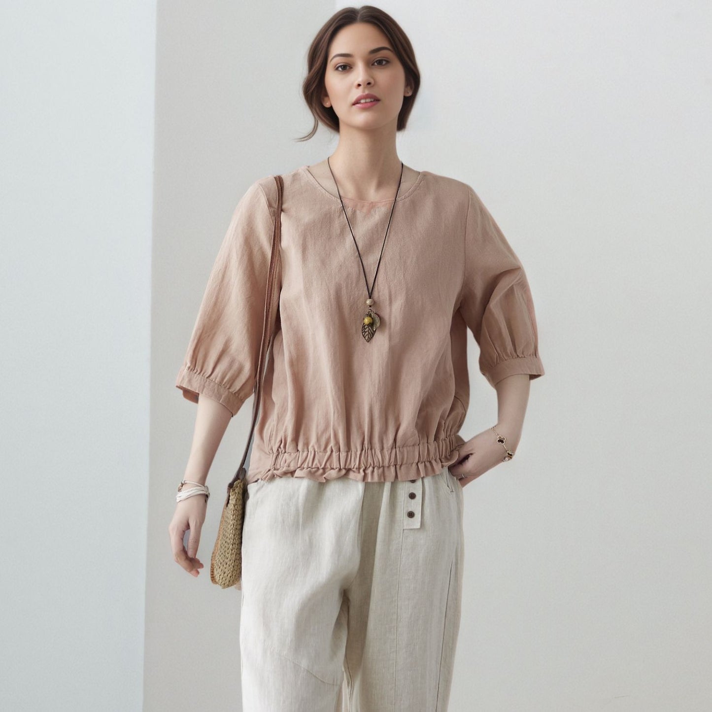 Summer Women's oversized blouse  C5320