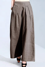 Load image into Gallery viewer, Wide leg Linen Loose Casual  Spring pants C2418
