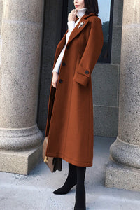 Women's Autumn and winter wool coat C4226