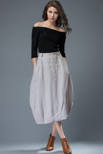 Load image into Gallery viewer, Light gray Women&#39;s Bud skirt C823
