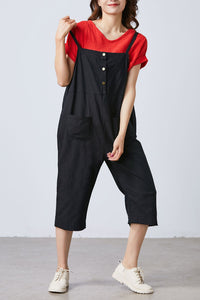 Loose Linen jumpsuit C1694