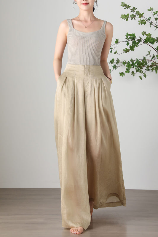 Women's Summer Wide Leg Pants C3255