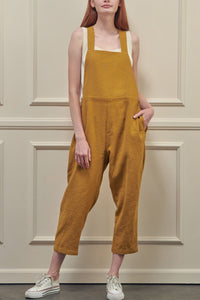 Loose Linen overall pants TT0014