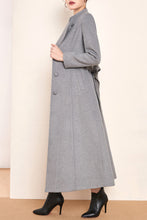 Load image into Gallery viewer, winter long stand-up collar wool coat C4148
