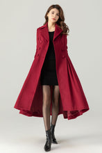 Load image into Gallery viewer, Womens Princess Wool Coat C3694
