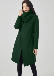 Winter Wool Asymmetrical Coat C4559